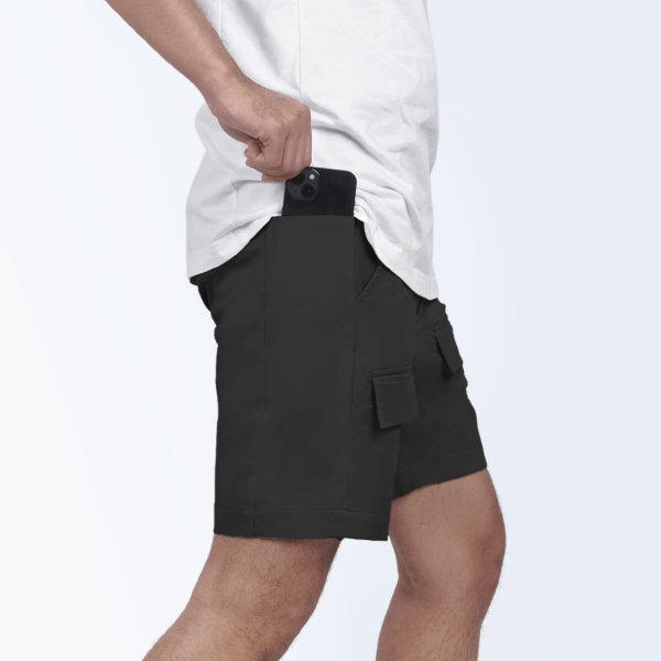 Men Thylacine Cargo Shorts Black 02