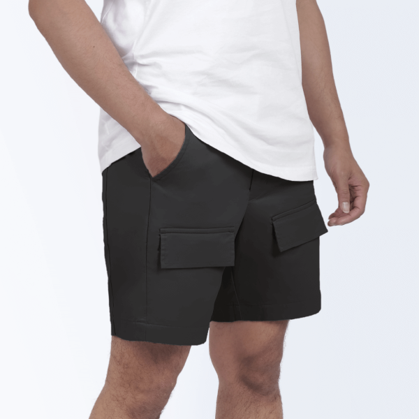 Men Thylacine Cargo Shorts Black 04