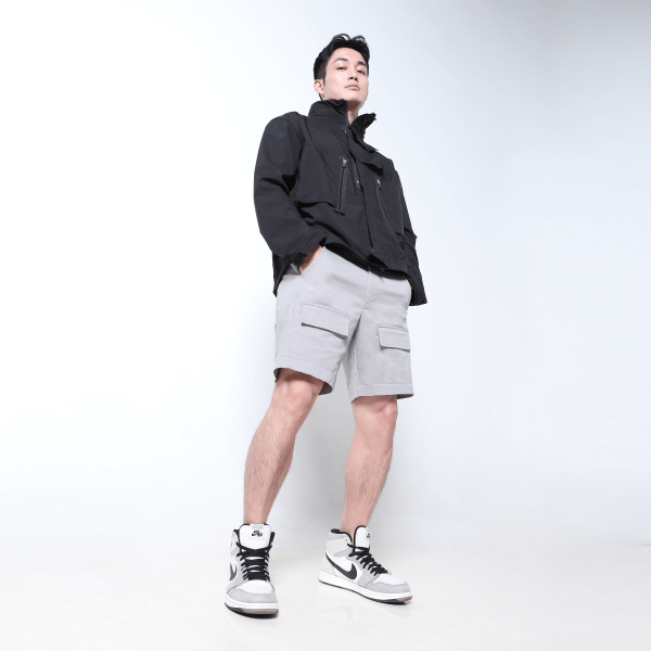Men Thylacine Cargo Shorts Grey 01